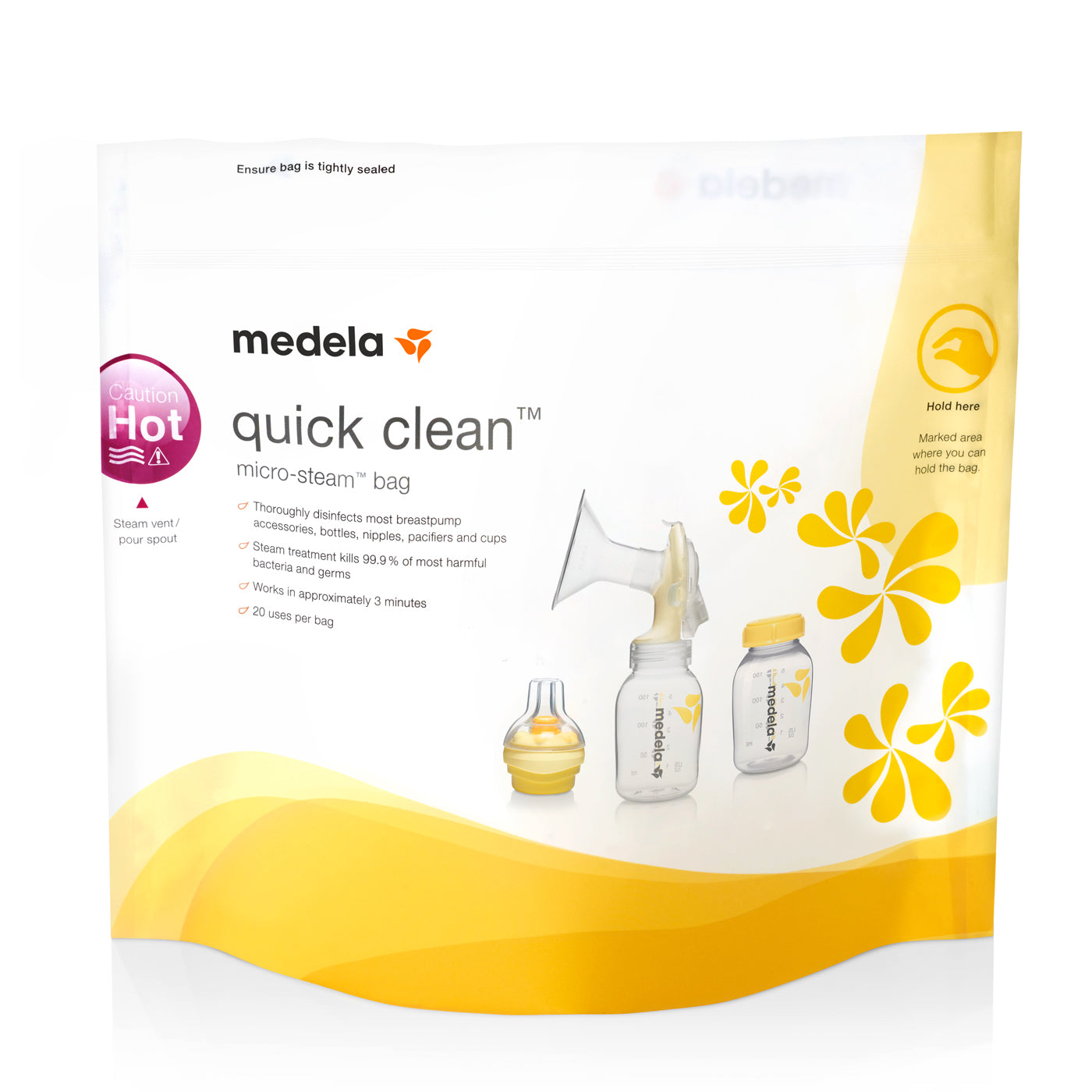 Quick Clean Micro-Steam Bags 5 Box