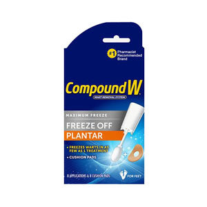 Compound W Freeze Off Plantar 8 Applicators 1 Box
