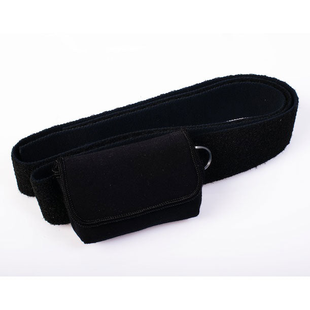 Waist-It Pouch with Elastic Straps, Black 1 Each