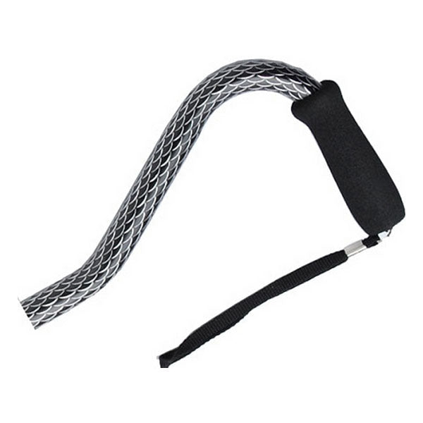 Offset Adjustable Aluminum Cane Foam Grip Handle, Black 1 Each