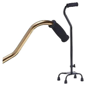 Small Base Quad Cane, Bronze 1 Each