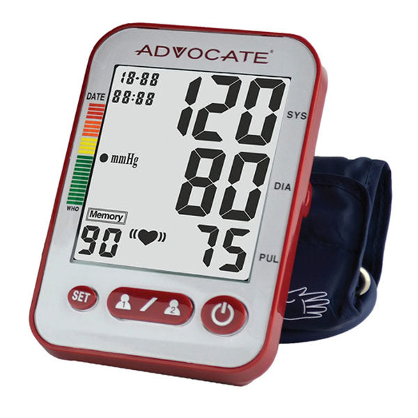 Advocate Upper Arm Blood Pressure Monitor with Large Cuff 1 Each