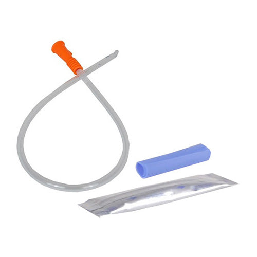 MTG Hydrophilic Coude Tip Catheter, 14 Fr, 16" Vinyl Catheter with Sterile Water Sachet and Handling Sleeve 1 Each