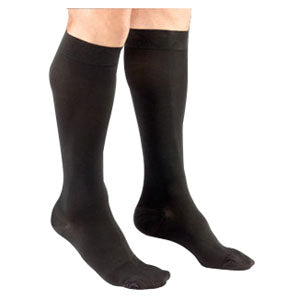 Mediven Plus Calf with Beaded Silicone Top Band, 30-40 mmHg, Closed Toe, Black, Size 4 1 Each