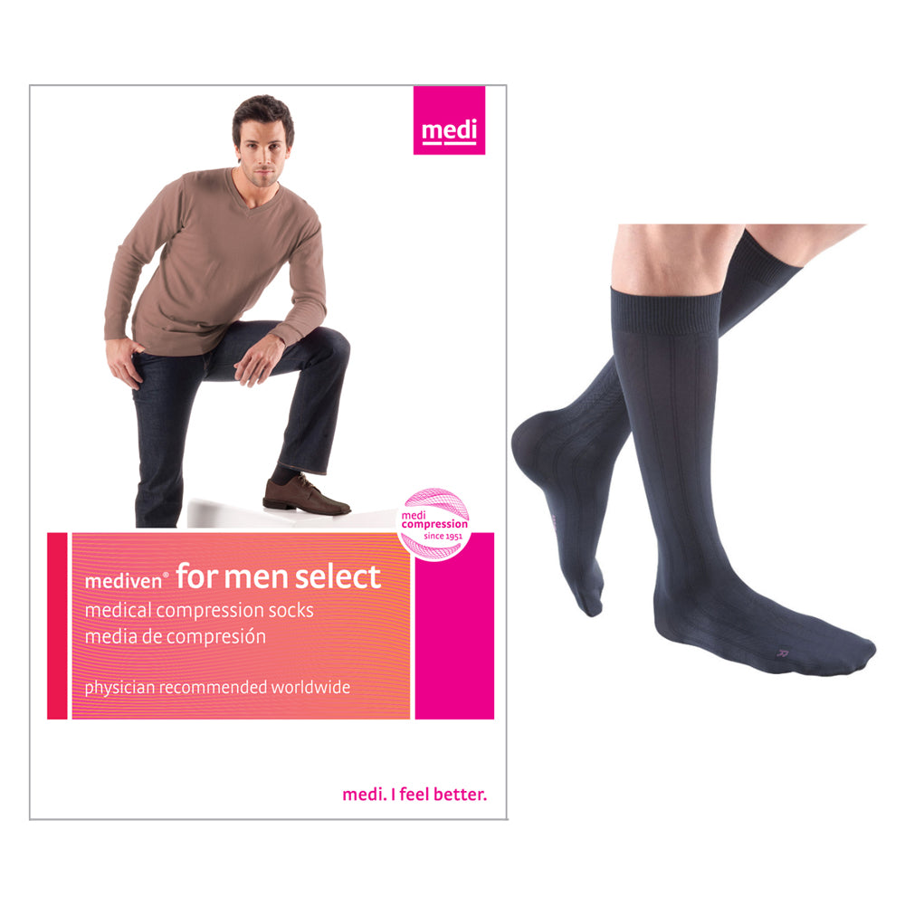 Mediven for Men Calf, Navy, Category 3, Size 4 1 Each