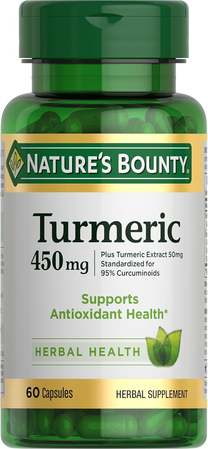 Nature's Bounty Turmeric Capsules, 450 mg, 60 CT 1 Each
