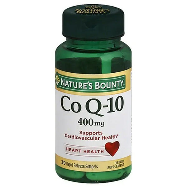 Nature's Bounty COQ10, 400MG, Rapid Release Softgels, 39 ct 1 Each