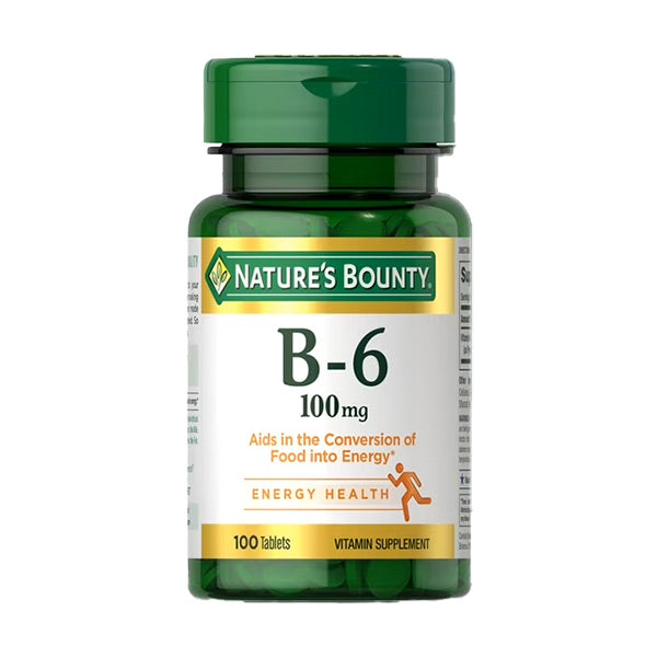 Nature's Bounty B-6 100MG, 100 ct 1 Each