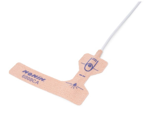 Nonin 6000CA Cloth Disposable SpO2 Sensor, Adult