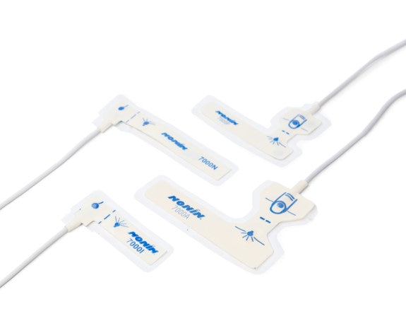 Nonin 7000A Flexi-Form III Disposable SpO2 Sensor, Adult