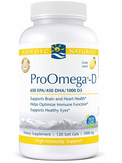 Nordic Naturals ProOmega-D, 120 ct 1 Each