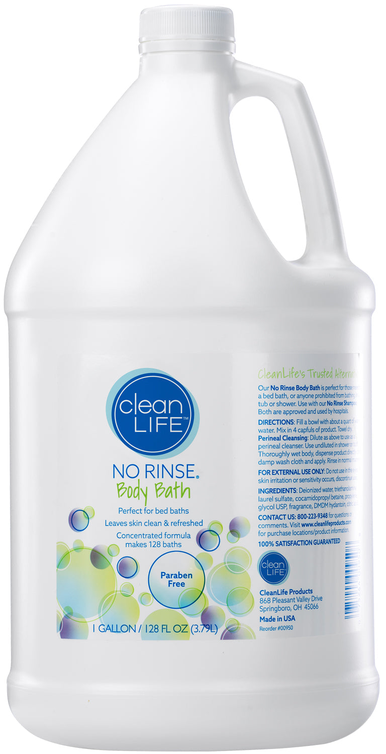 No-Rinse Body Bath 1 Gallon 1 Each