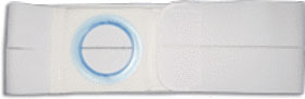 4" White, Regular Elastic, Flat Panel Belt, Prolapse Flap, Medium, 2-3/4" Center Opening 1 Each