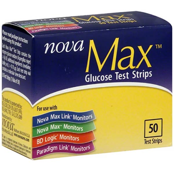 Nova Max Test Strip (50 count) 50 Box