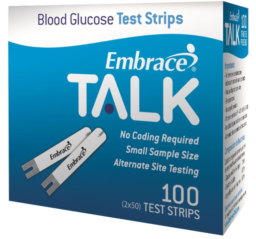 Embrace TALK Test Strip (100 Count) 100 Box