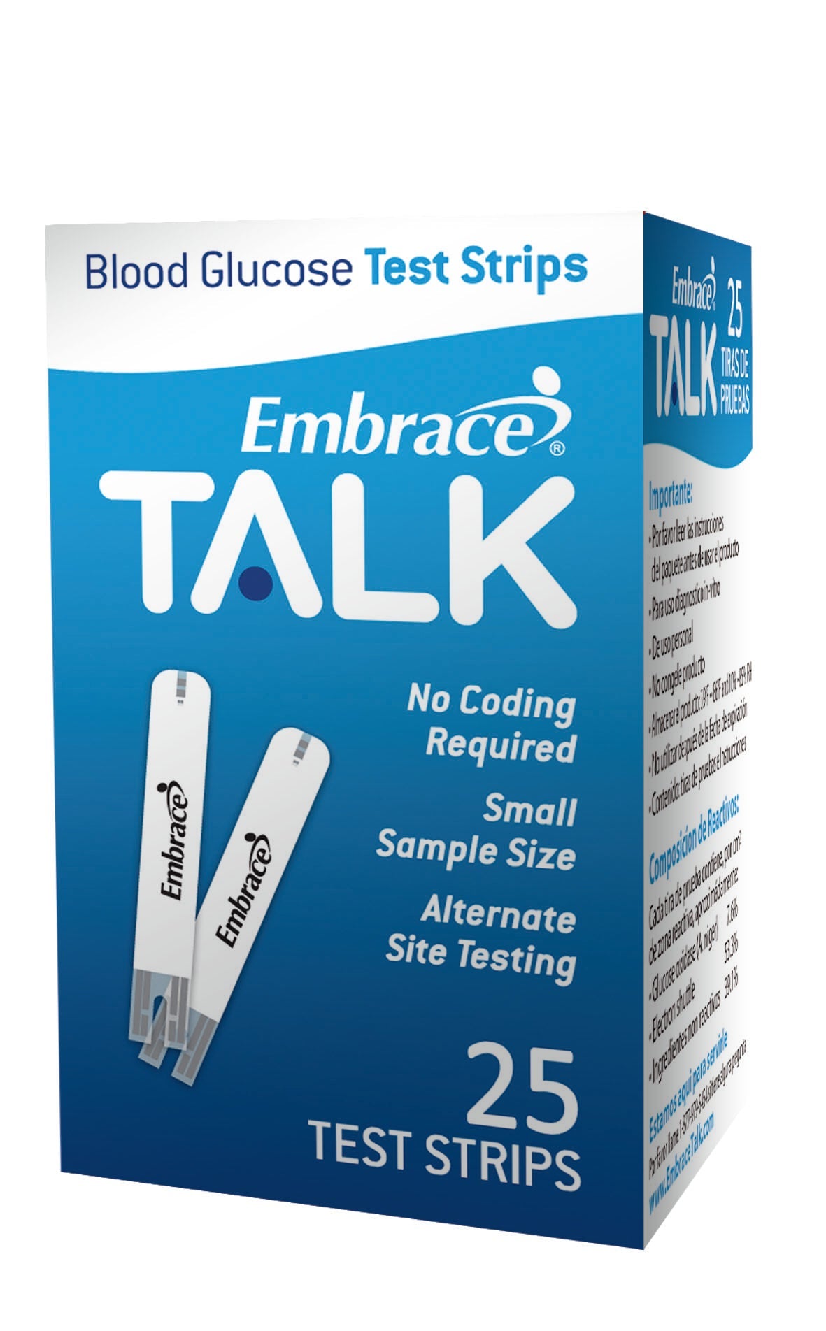 Embrace TALK Test Strip (25 Count) 25 Box
