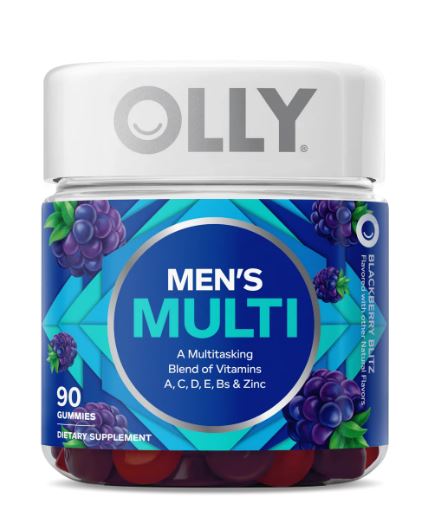 OLLY Men's Multivitamin - Blackberry Blitz 90ct 1 Each