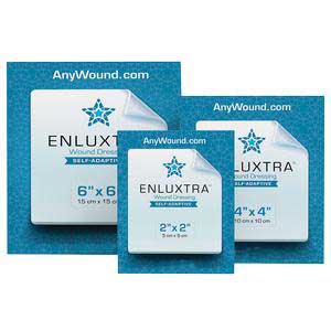 Enluxtra Self-Adaptive Wound Dressing, 6" x 6" 1 Each