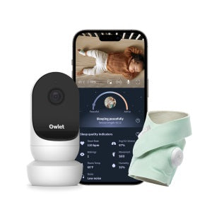 Owlet Cam 2 & Dream Sock Duo, Mint 1 Each