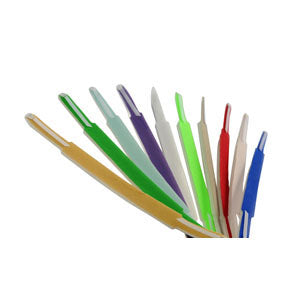 Rainbow Ties Tracheostomy Tube Holders, Pastel Pack 10 Pack