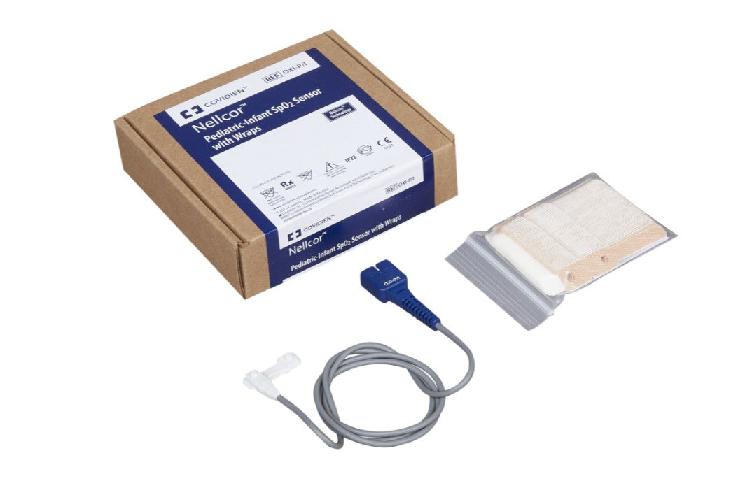 Nellcor SpO2 Sensor OxiMax Finger Pediatric Reusable 1 Each