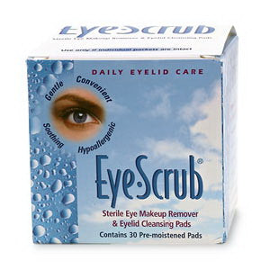 Eye Scrub Sterile Eyelid Cleansing Pads, 30/Box 30 Pack
