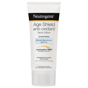 Neutrogena Age Shield Face Sunblock Lotion with SPF 70, 3 oz. 1 Each