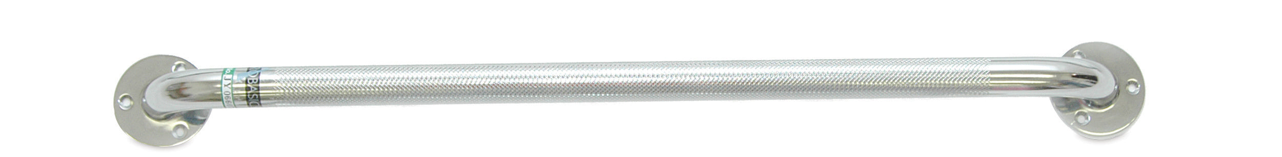 Knurled Chrome Grab Bar, 18" 1 Each
