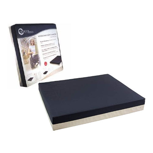 Roscoe Bariatric Foam Wheelchair Cushion with Nylon Cover, 22" x 18" x 3" 1 Each