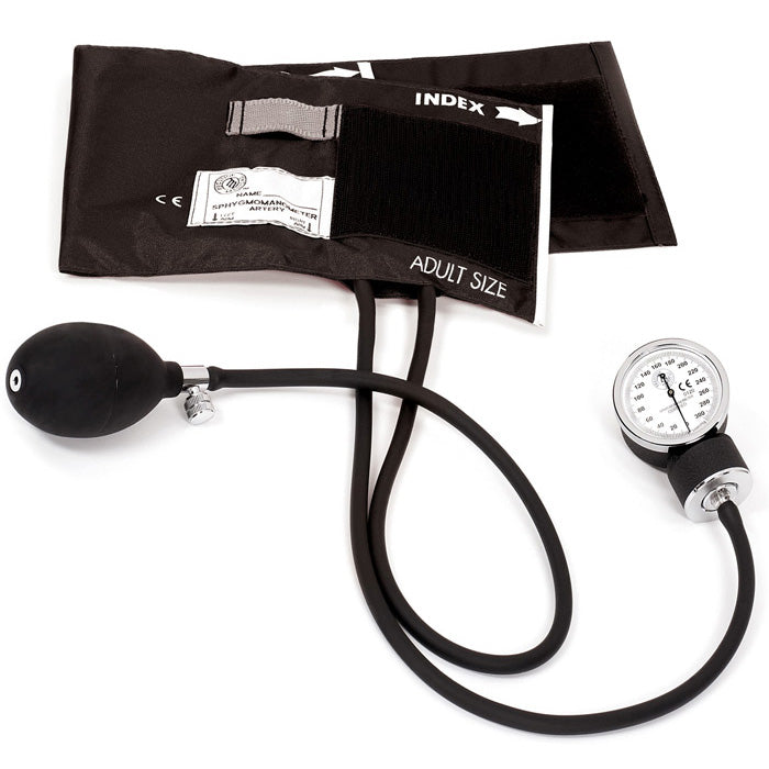 Basic Aneroid Sphygmomanometer W/Nylon Cuff, Adult 1 Each