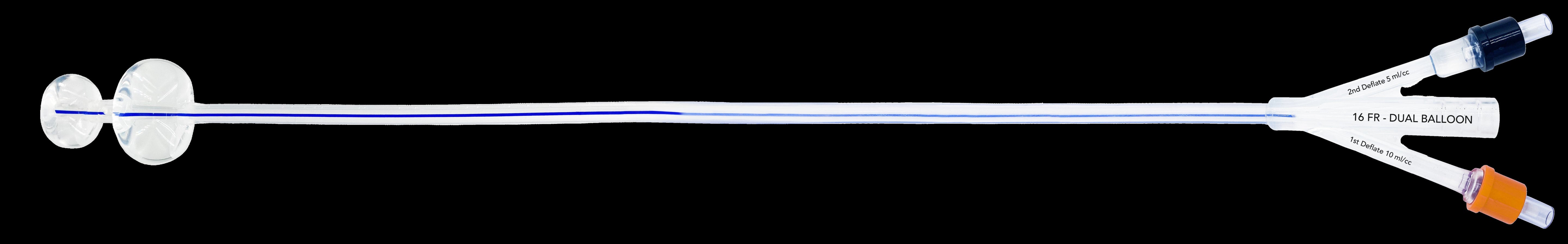 TruCath Duo 100% Silicone Dual-Balloon Catheter, 14 Fr 1 Each
