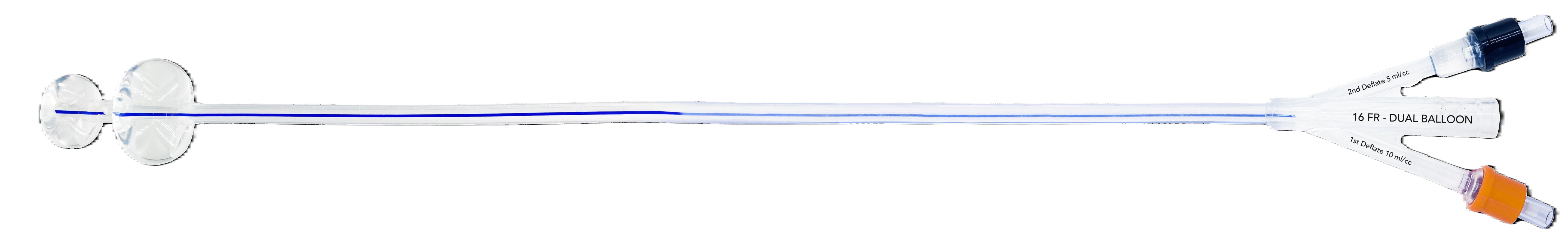 TruCath Duo 100% Silicone Dual-Balloon 2-Way Foley Catheter, 20 FR 1 Each