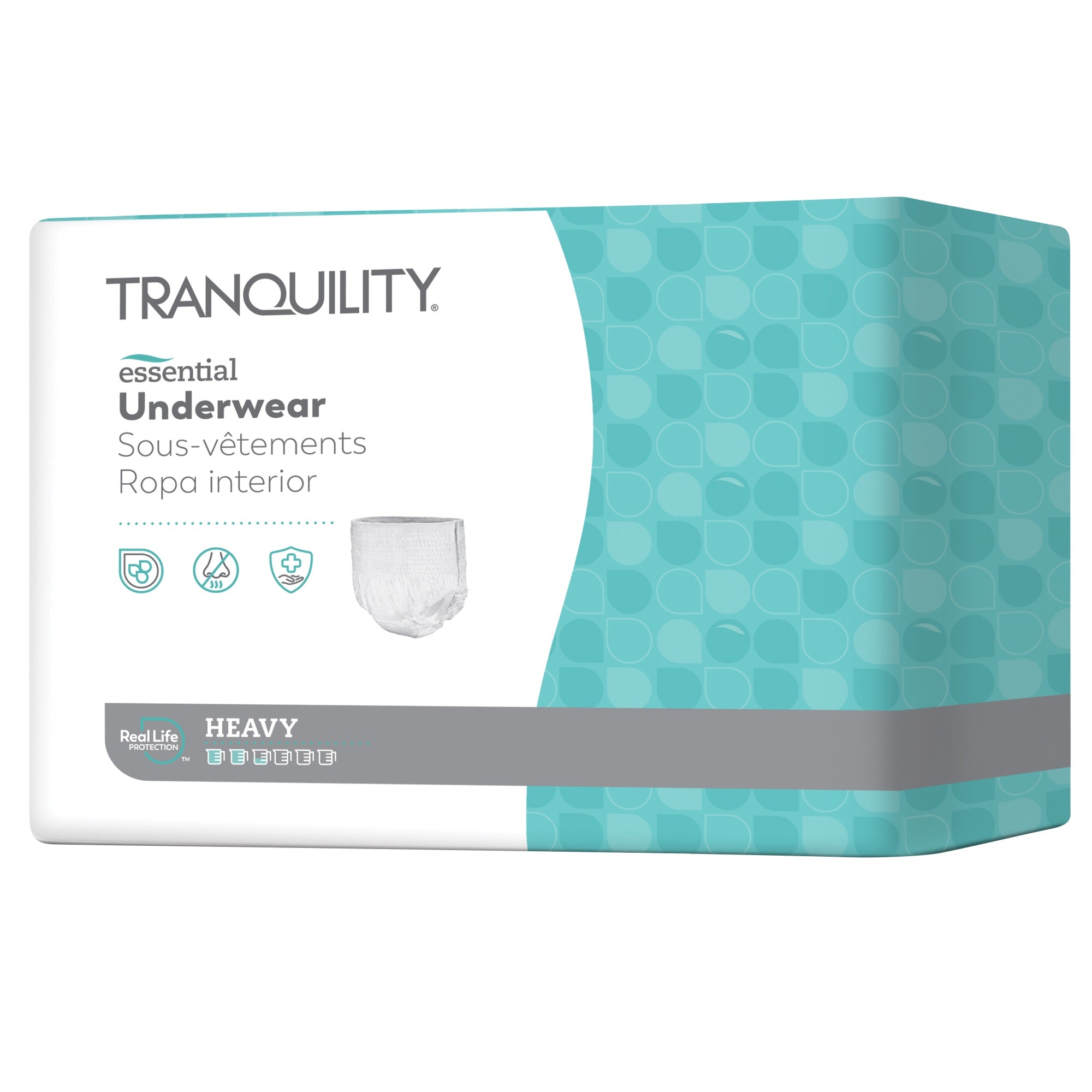 Tranquility Essential Underwear - Heavy, X-Large, 48" - 66", 210 - 250 lbs