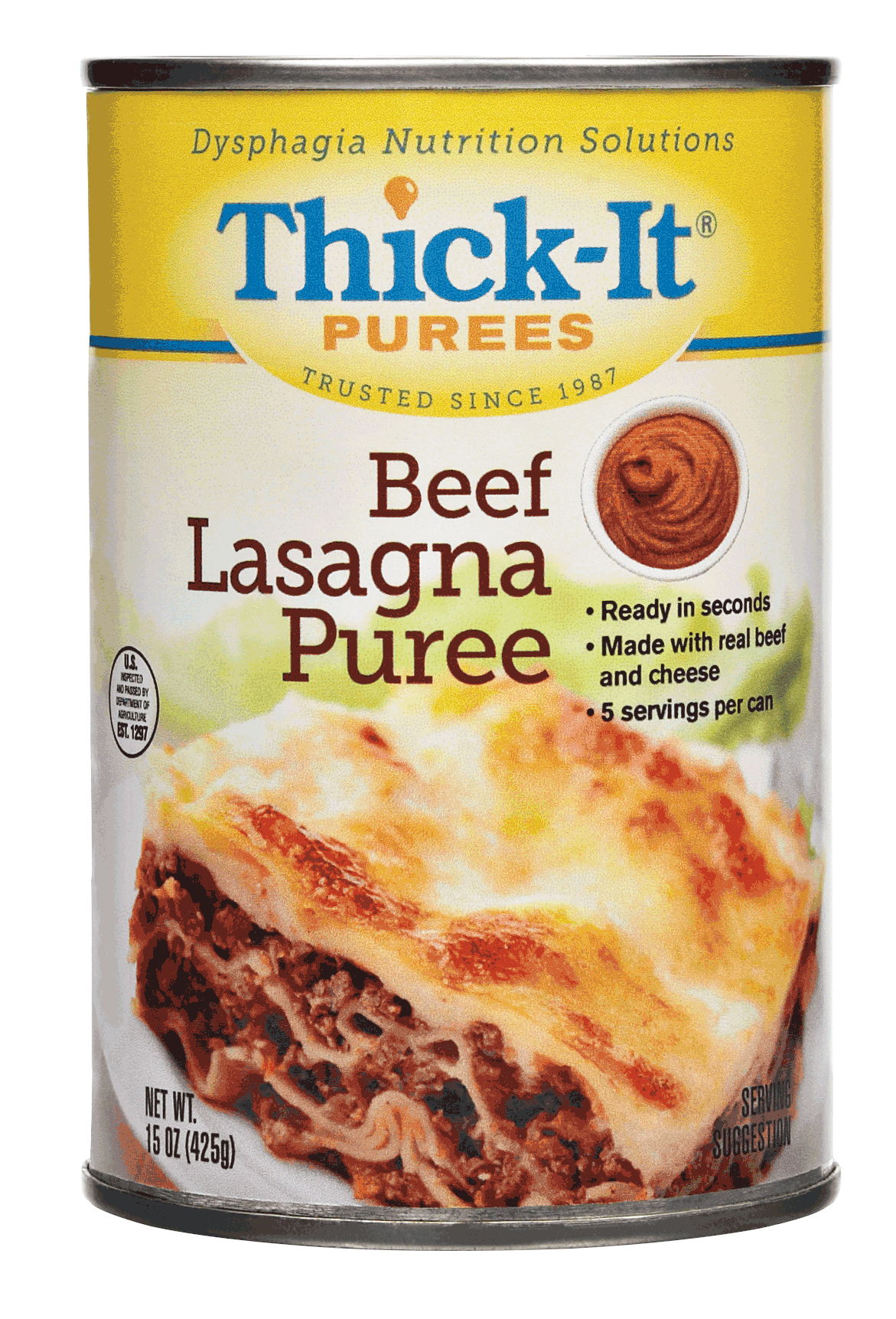 Thick-It Beef Lasagna Puree 15 oz. Can 1 Each