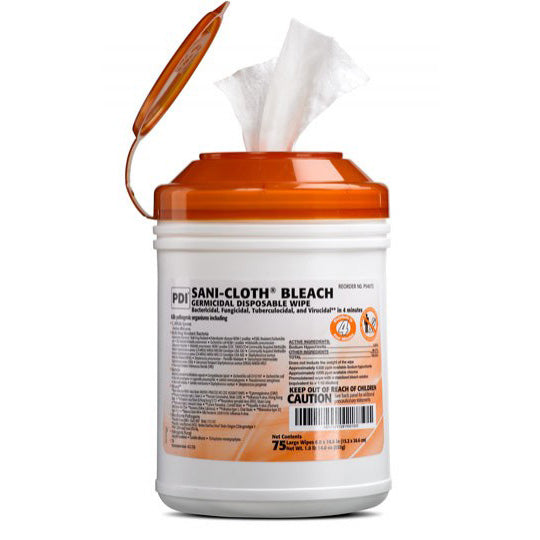 Sani-Cloth Bleach Germicidal Disposable Wipe 1 Each