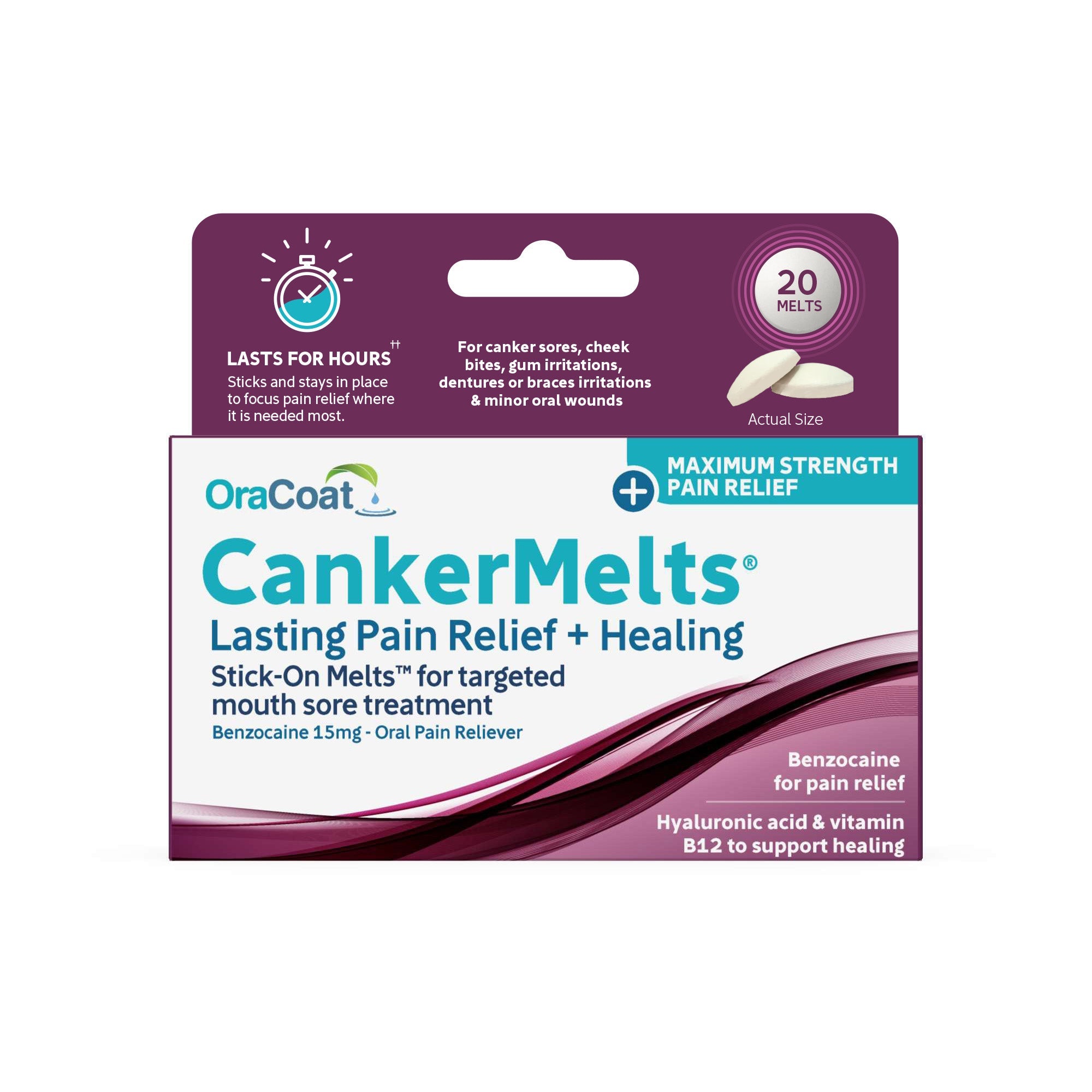 Oracoat Cankermelts, 20 ct 1 Each