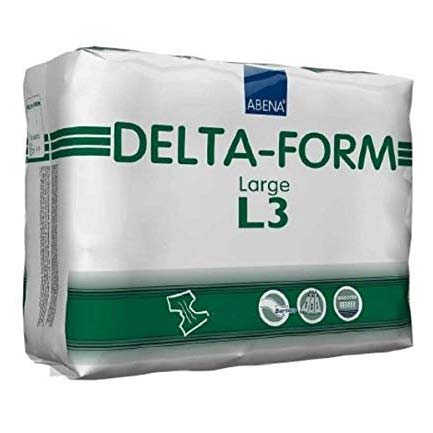 Delta-Form Adult Brief L3, Large 39" - 59" 15 Pack