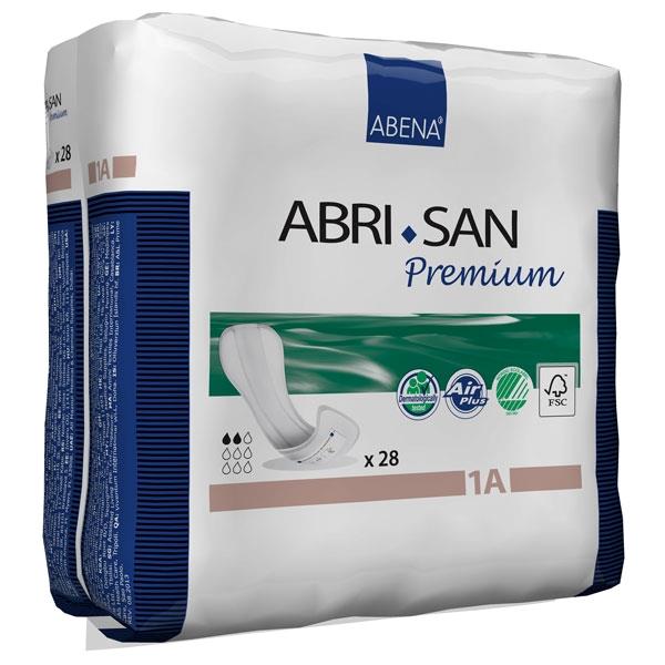 Abri-San Premium Pads, Size 1A, 4" x 11" L 28 Pack