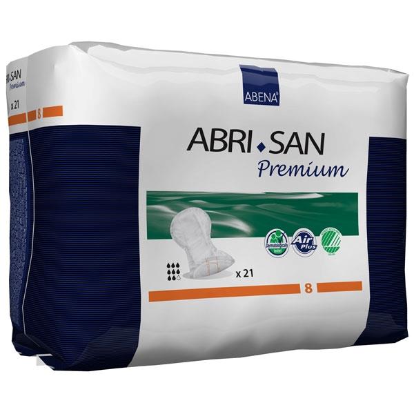 Abri-San 8 Premium Shaped Pad, 14" X 25" L 21 Pack
