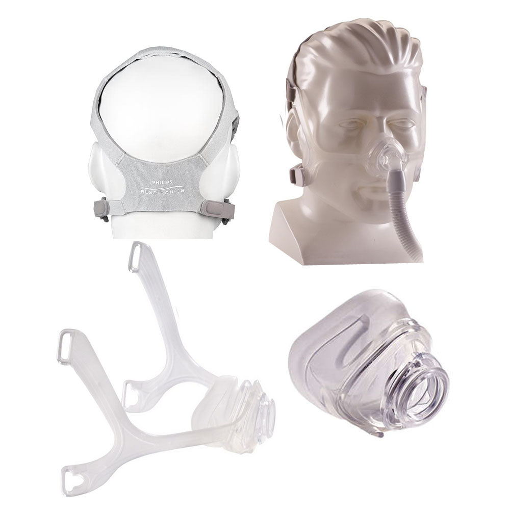Wisp Nasal Mask with Clear Frame, Petite Cushion and Headgear 1 Each