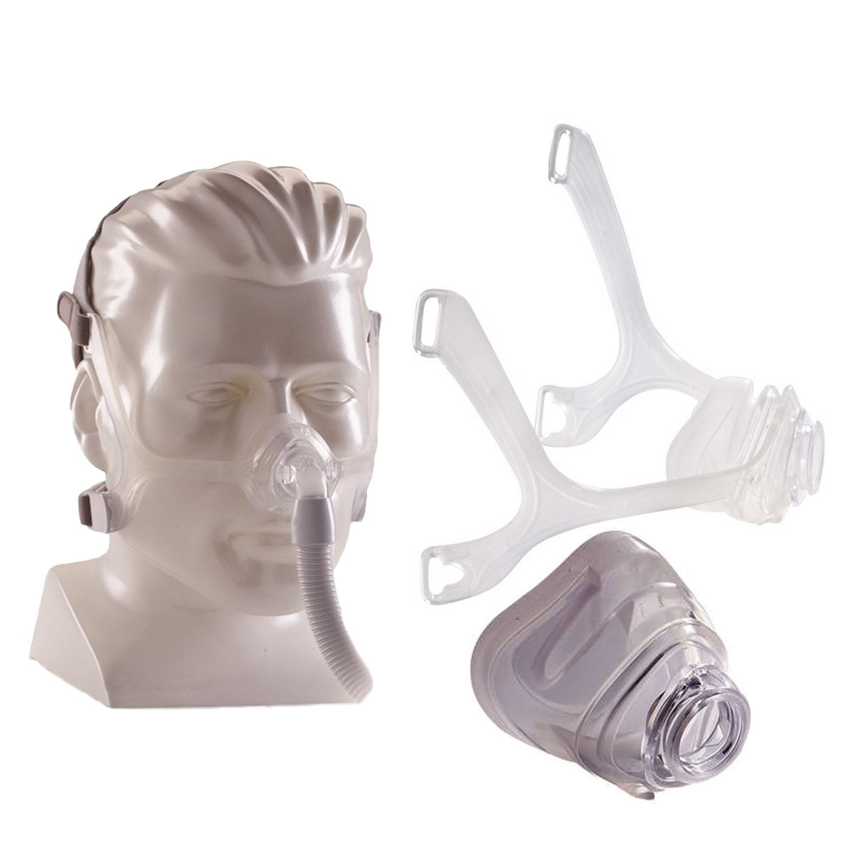 Wisp Nasal Mask with Clear Frame and Headgear, X-Large 1 Each