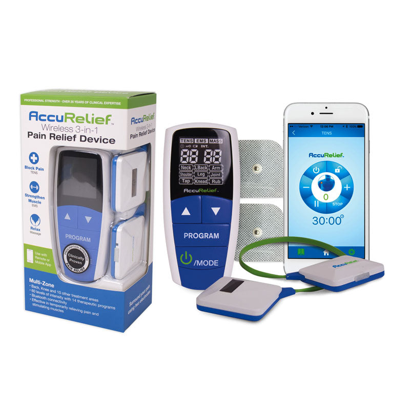 AccuRelief Wireless 3-in-1 Pain Relief Device 1 Each