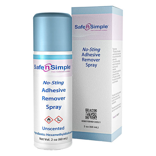Safe N Simple No-Sting Adhesive Remover Spray, 1.7 oz Aerosol Can 1 Each