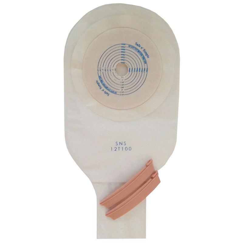 Safe-N-Simple One Piece Drainable Pouch, Transparent 10 Box