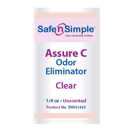 Assure C Odor Eliminator 1/4 oz. Travel Packet, Unscented 1 Each