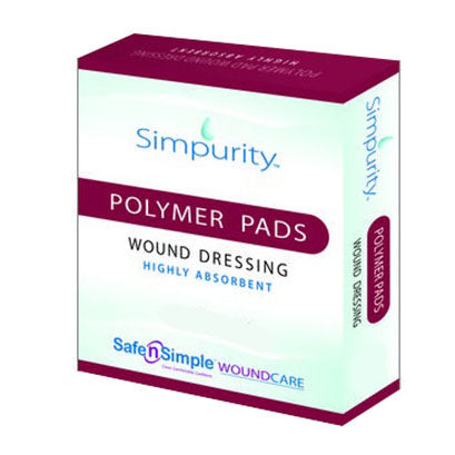 Simpurity High Absorbent Polymer, 4" x 5" Pad 10 Box