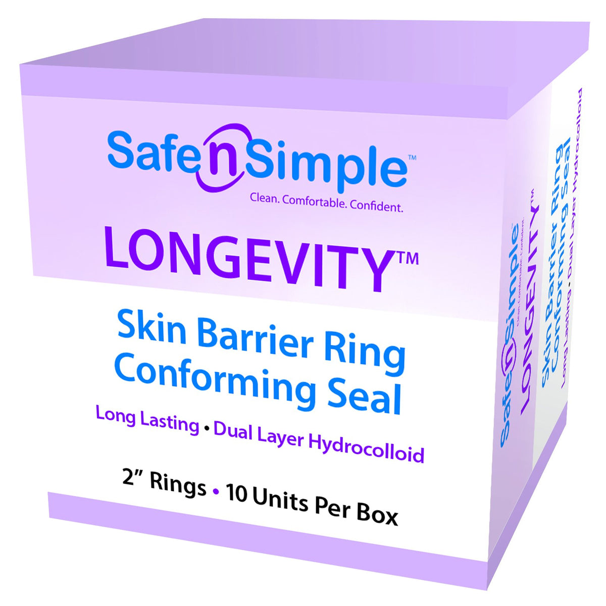 Longevity Skin Barrier Seal 2" Skin Barrier Ring 10 Box