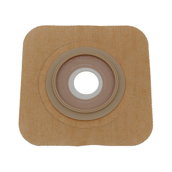 Safe N Simple 4-1/4" x 4-1/4" 2-Piece Wafer, Standard Wear, with Tape Collar, Beige, 50 mm, 2" Flange, 1-1/4" Precut Stoma Opening-- REPLACES RRSNS7332134