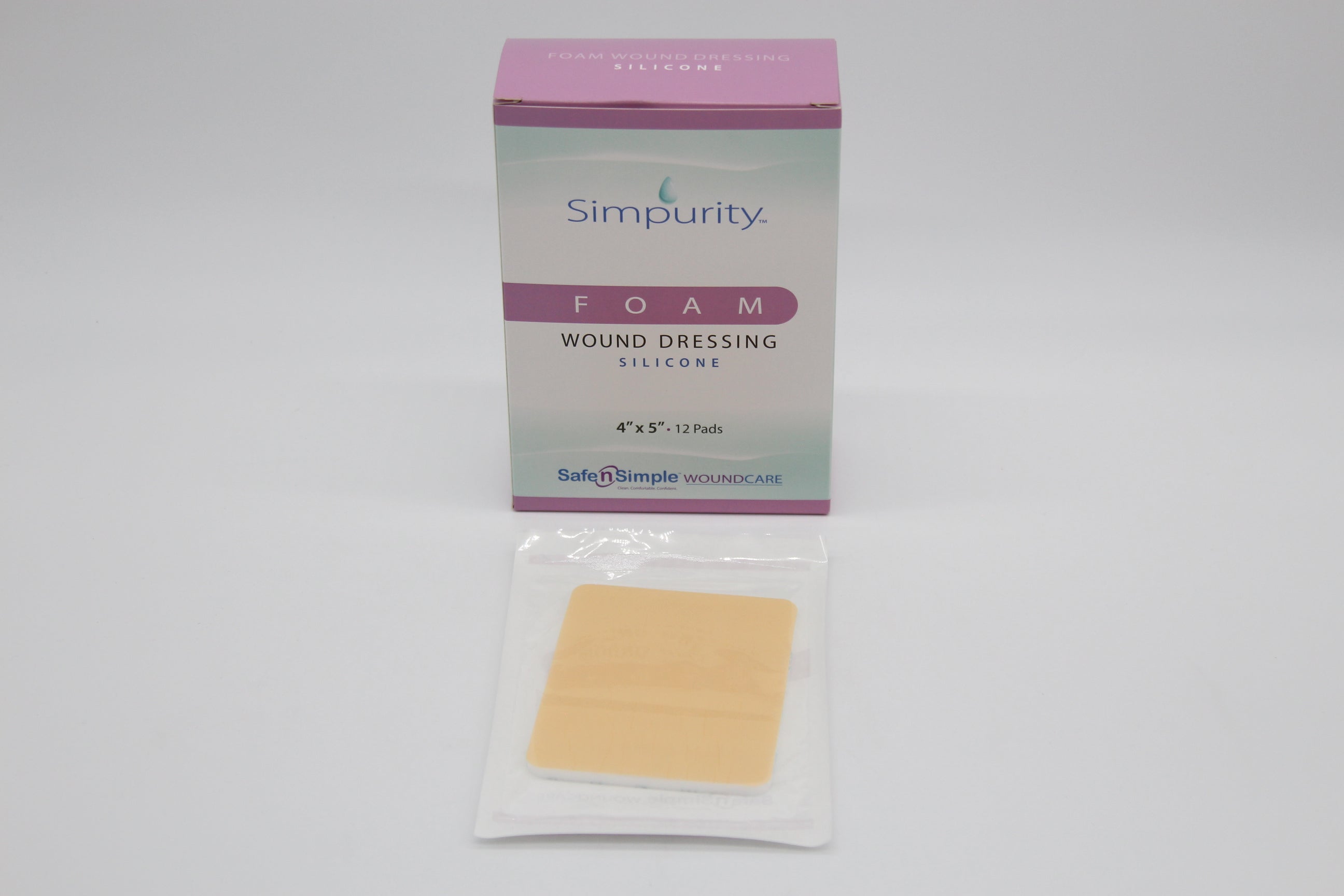 Safe N Simple Simpurity Silicone Foam 4" x 5"