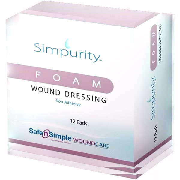 Simpurity Silicone Foam, No Border, 6" x 6"